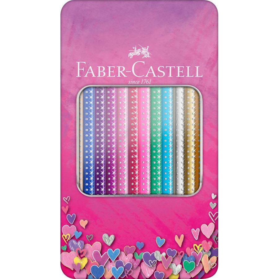 Estuche Metálico Con 12 Lápices De Color2