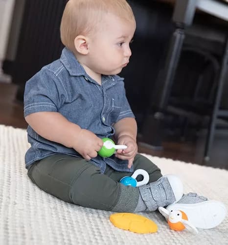 Dizzy Bees Mordedor Apilable Con Iman2