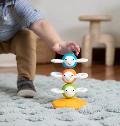 Dizzy Bees Mordedor Apilable Con Iman4