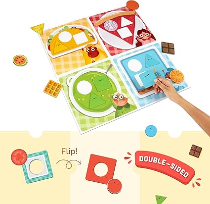 Encaje Formas Y Colores Café4