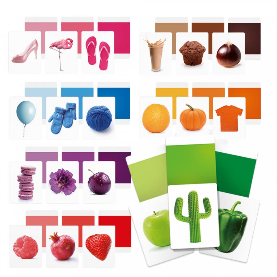 Flashcards Colors Montessori, Colores2