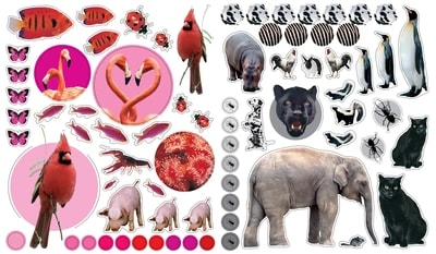 Eyelike Stickers: Stickers Reutilizables, Animales3