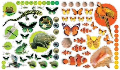 Eyelike Stickers: Stickers Reutilizables, Animales4