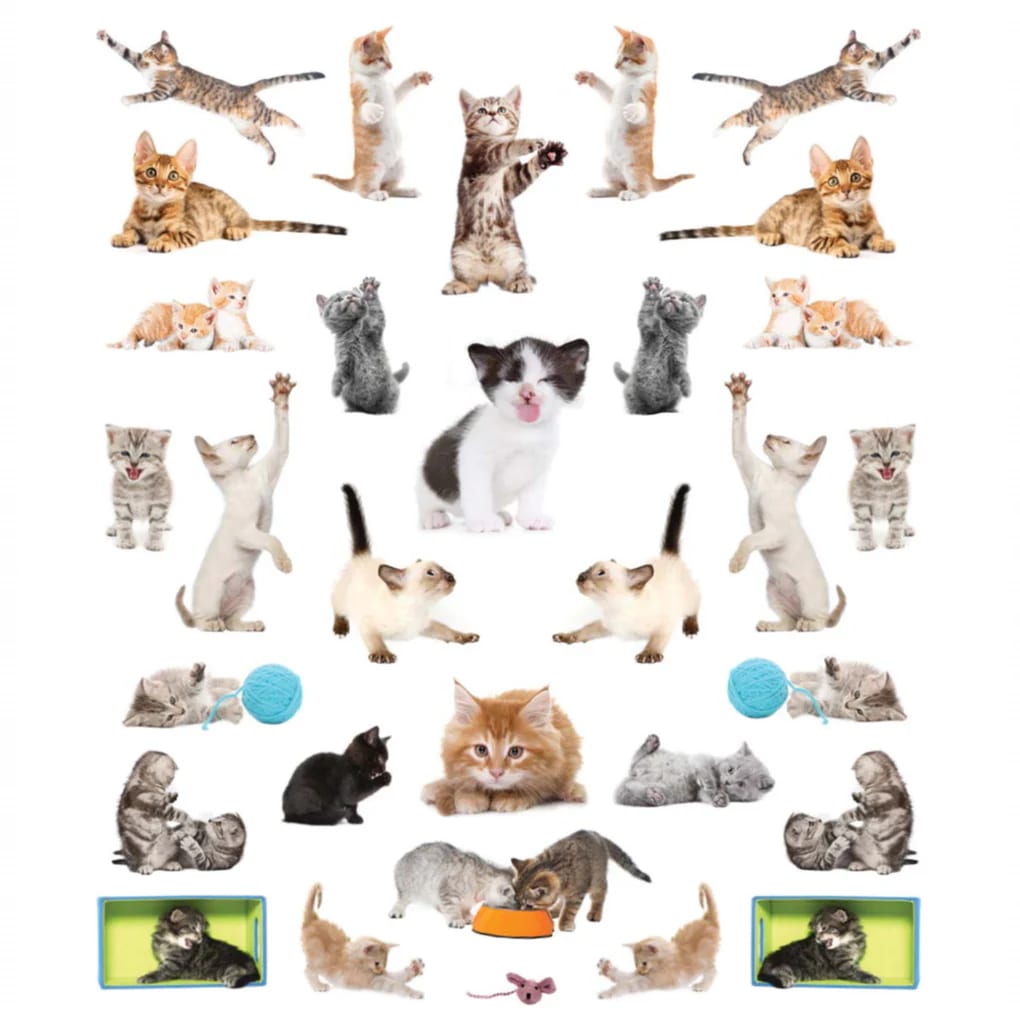 Eyelike Stickers: Stickers Reutilizables, Gatitos4