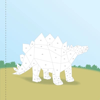 Paint By Sticker: Pinta Con Sickers, Dinosaurios2
