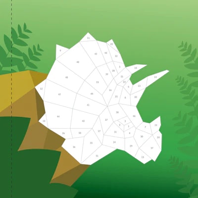 Paint By Sticker: Pinta Con Sickers, Dinosaurios3