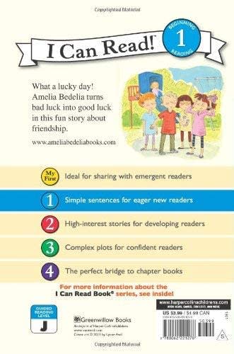 I Can Read: Amelia Bedelia Tries Her Luck, Tapa Blanda2