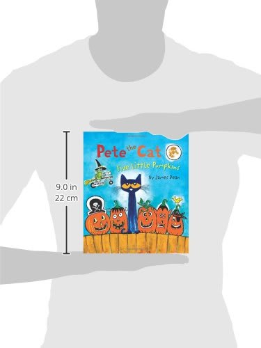 Pete The Cat Five Little Pumpkins, Tapa Dura3