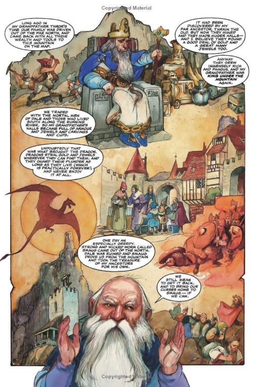 The Hobbit: A Graphic Novel: An Enchanting Fantasy Adventure, Tapa Blanda4