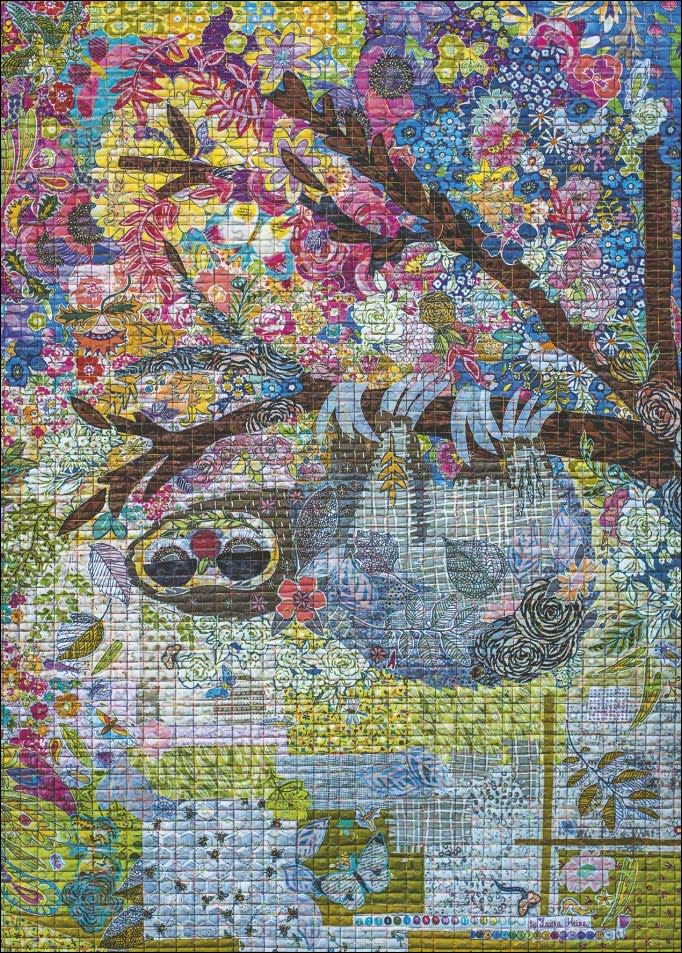 Puzzle 1000 Piezas Sewn Sloth, Perezoso2