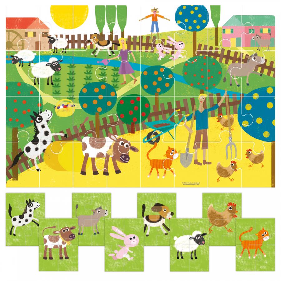 Puzzle 32 Piezas Mi Granja 8+12