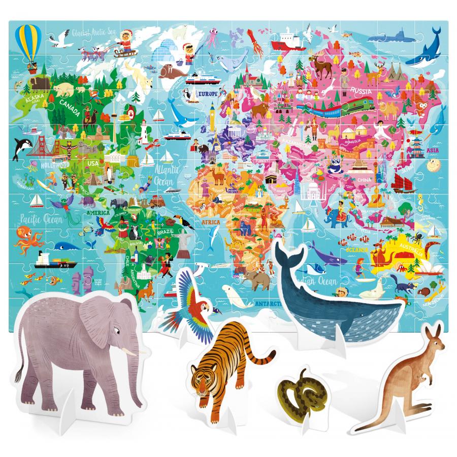 Puzzle 108 Piezas World Tour, Gira Mundial2