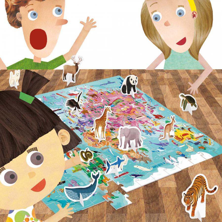 Puzzle 108 Piezas World Tour, Gira Mundial3