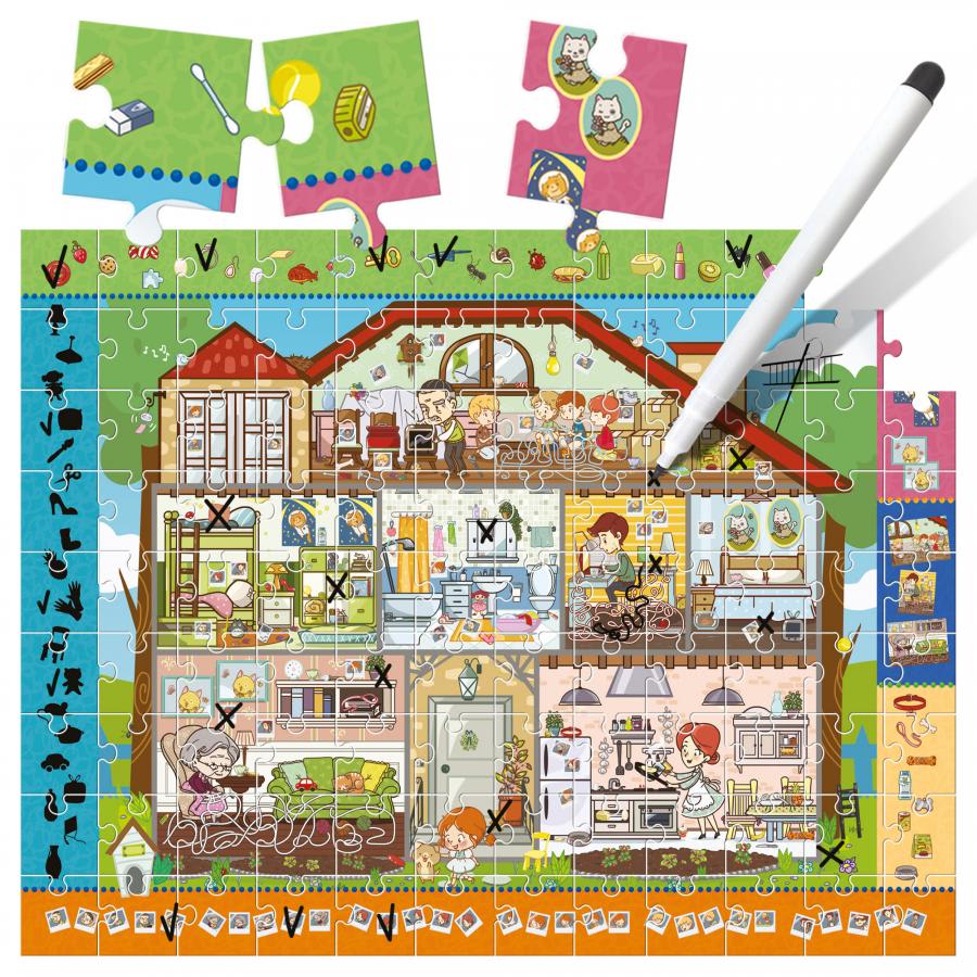 Puzzle 108 Piezas Brain-Trainer, Entrenador Cerebral4