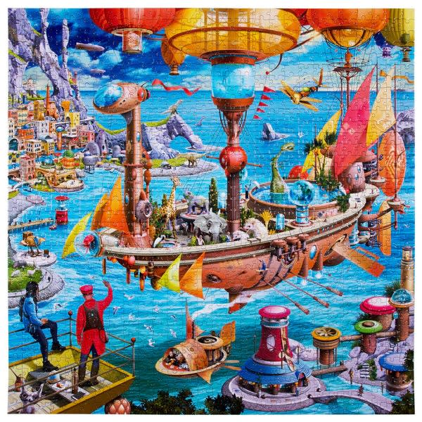 Puzzle 1000 Piezas Steampunk Airship2