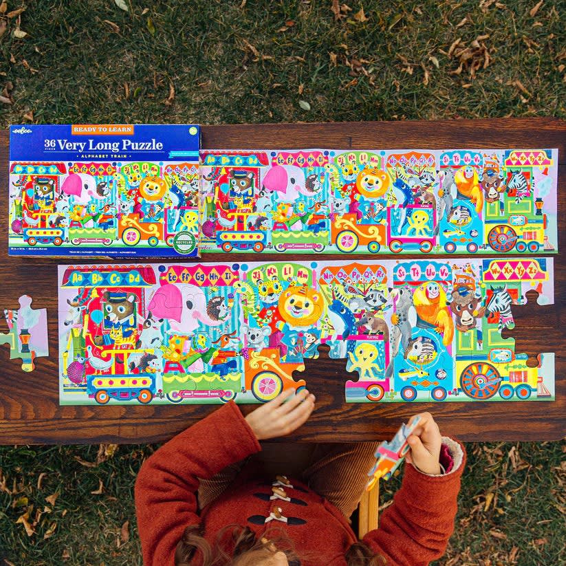 Puzzle 36 Piezas Extra Largo, Tren Del Alfabeto2