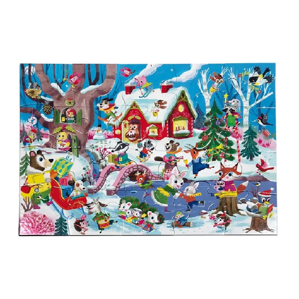 Puzzle 20 Piezas Invierno En El Bosque2