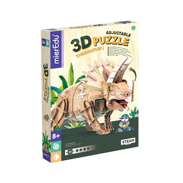 Puzzle Eco 3D Triceratops2