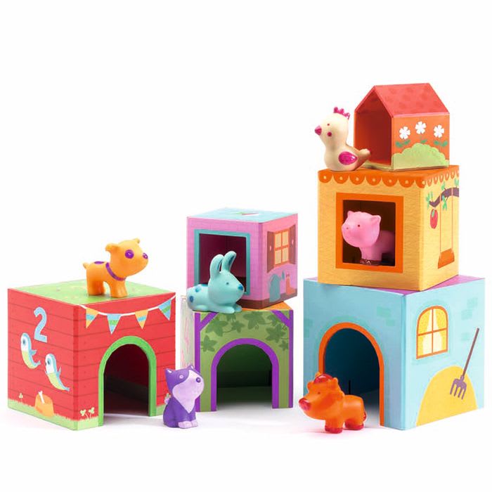 Cubos Apilables Con Animalitos Topanifarm5