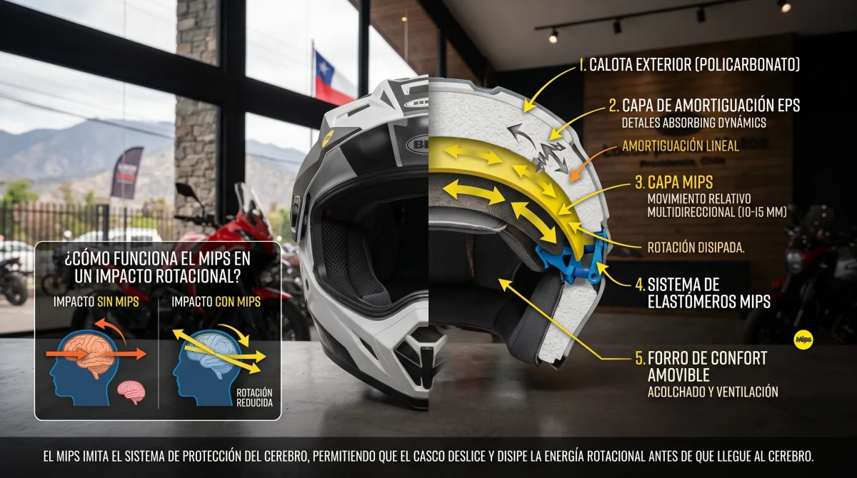 MIPS: Por qué tu próximo casco debe protegerte contra el impacto rotacional