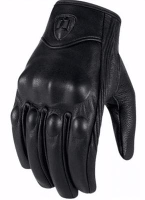 LXLM Guantes Cuero Simple Ghost Racing GR-ST05