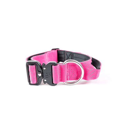 STREET DOGS COLLAR COMBAT 4 CM PINK1