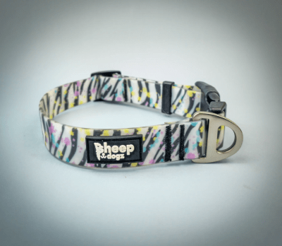 SHEEPDOGZ COLLAR IMPERMEABLE ZEBRA1