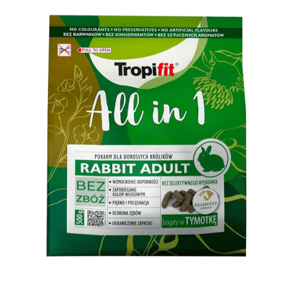 MARBEN PETS TROPIFIT ALL IN 1 RABBIT ADULT 500G (ENG)