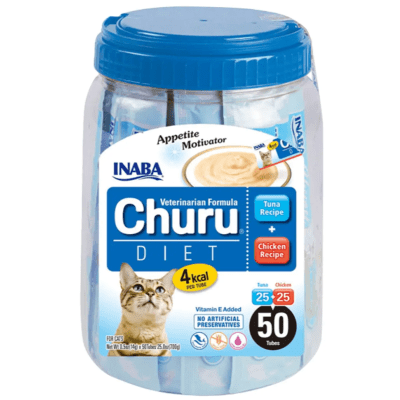 CHURU DIET BALDE MIX POLLO ATÚN 50 UNIDADES