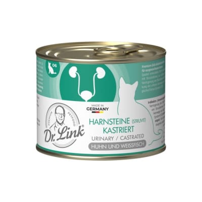 DR.LINK LATA URINARY/CASTRATE CHICKEN & WHITE FISH 200 GR
