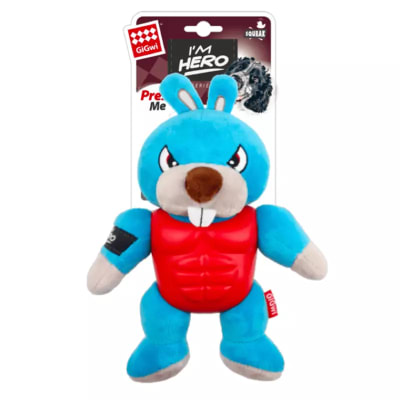 GIGWI I' M HERO SQUEAK CONEJO 1PZ1
