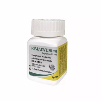 RIMADYL 25 MG X 14 COMPRIMIDOS