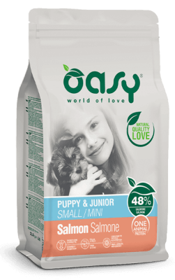 OASY ONE ANIMAL PROTEIN PUPPY JUNIOR SMALL/MINI SALMON 2.5 KG