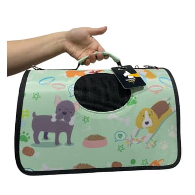 MARBEN BOLSO PORTATIL MASCOTA DISEÑO VERDE TALLA L1