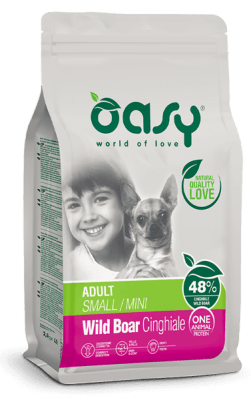 OASY ONE ANIMAL PROTEIN ADULT SMALL/MINI WILD BOAR 2.5 KG