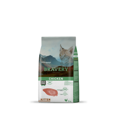 BRAVERY CHICKEN KITTEN 2 KG