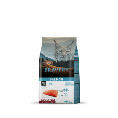 BRAVERY SALMON ADULT CAT STERILIZED