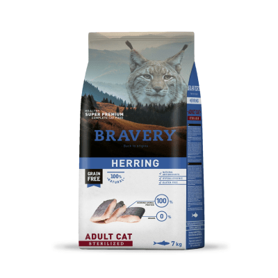 BRAVERY HERRING ADULT CAT STERILIZED