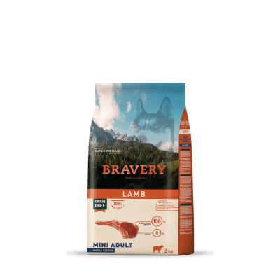 BRAVERY LAMB MINI ADULT SMALL BREEDS 2 KG1