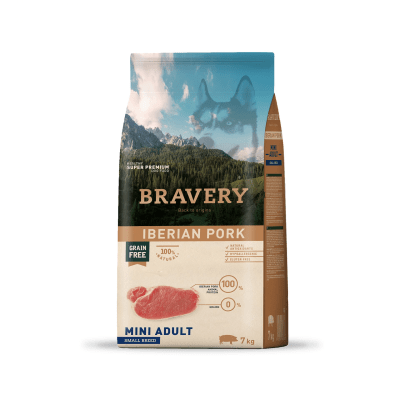 BRAVERY IBERIAN PORK MINI ADULT SMALL BREEDS 7 KG