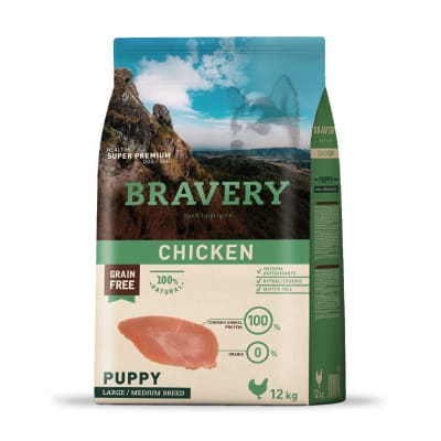 BRAVERY CHICKEN PUPPY LARGE/MEDIUM BREEDS