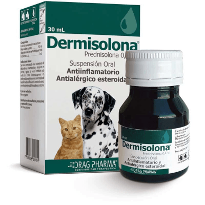 DERMISOLONA 0.4% SUSP ORAL X 30 ML