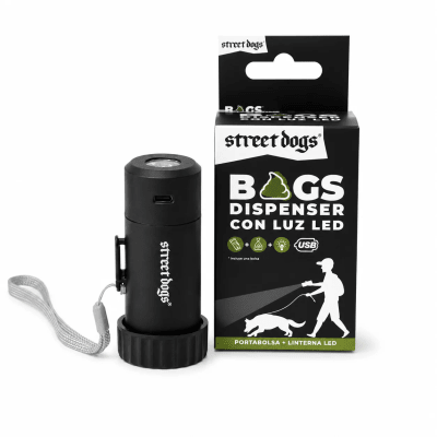STREET DOGS DISPENSADOR DE BOLSAS CON LUZ1