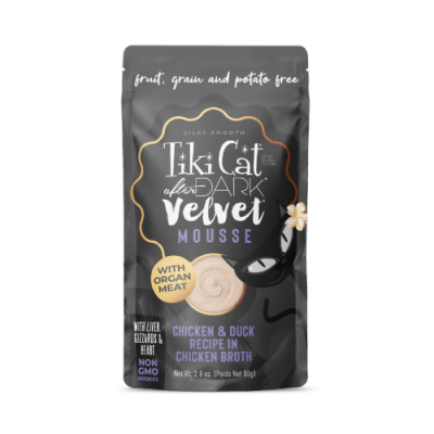 TIKI CAT AFTER DARK VELVET MOUSSE CHICKEN Y DUCK  80 GR1