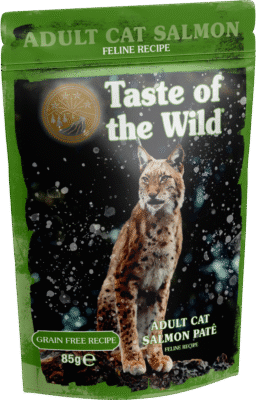 TASTE OF THE WILD POUCH GATO ADULTO SALMON 85 GR