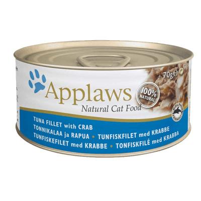 APPLAWS GATO FILETE DE ATUN-CANGREJO 70 G1