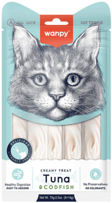 WANPY SNACK CREAMY CAT 70 G1