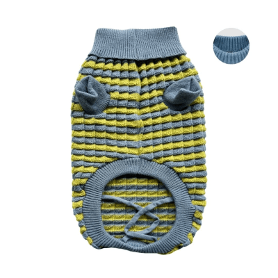 WONDER PET SUETER TEJIDO AZUL AMARILLO
