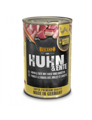 BELCANDO LATA POLLO CON PATO MIJO ZANAHORIA 400 GR