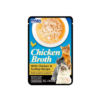 CHURU BROTH ALIMENTO HUMEDO POLLO OSTION GATO 50 GR